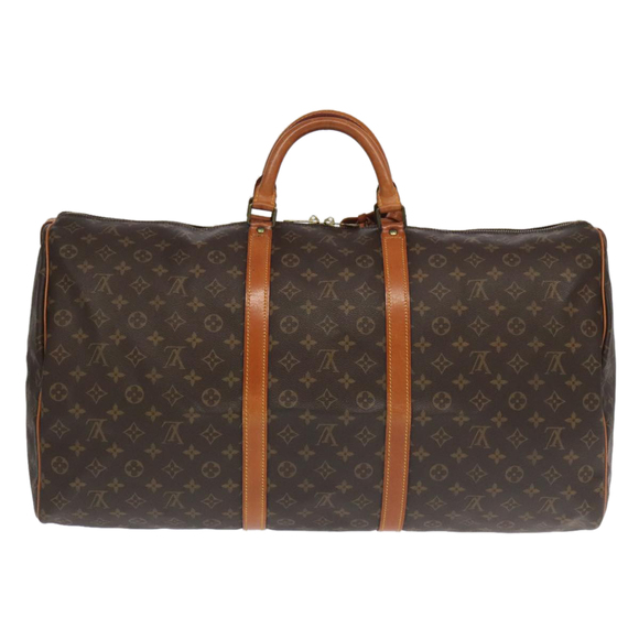 LOUIS VUITTON Monogram Keepall 60 Boston Bag M41422 LV Auth 98006 - Picture 2 of 16